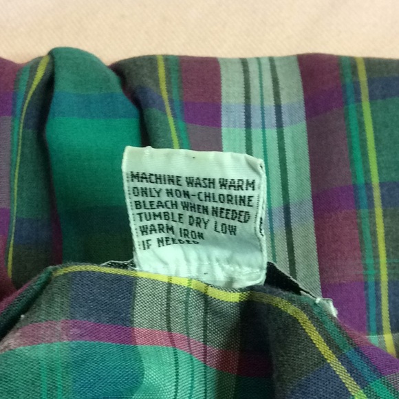 FINAL SALE PRICE LS Plaid Button Down Shirt in Size 14 - Picture 7 of 7